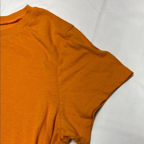 Peanuts women’s Halloween graphic tee size XXl ghost orange short sleeve - Picture 8 of 13